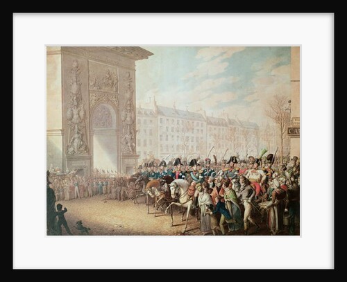 The Entrance of the Emperors into Paris by Georg Emanuel Opitz
