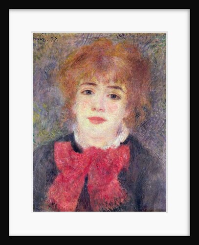 Portrait of Jeanne Samary, 1877 by Pierre Auguste Renoir