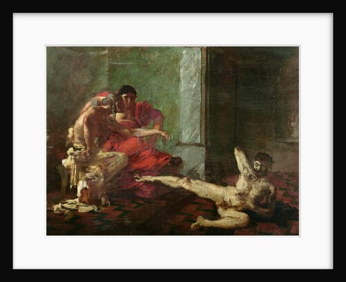 Locusta Testing Poison on a Slave, c.1870-80 by Joseph-Noel Sylvestre
