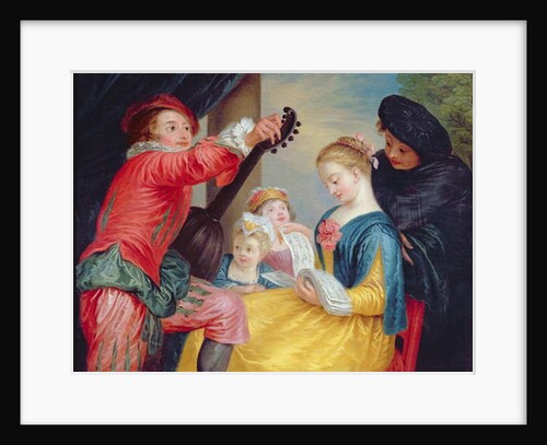 The Music Lesson by Jean Antoine Watteau