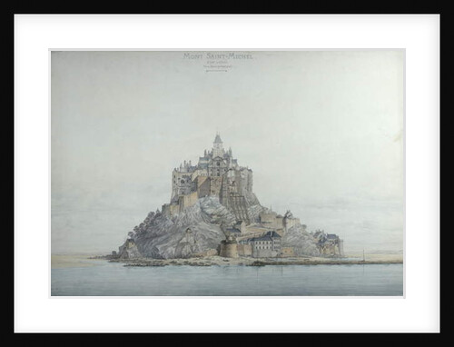 Mont Saint-Michel, 1873 by Edouard-Jules Corroyer