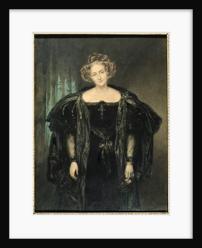 Henriette Sonntag in the role of 'Donna Anna' from the opera 'Don Giovanni' by Mozart by French School