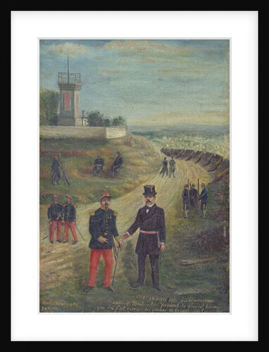 Georges Clemenceau as Mayor of Montmartre 18th March 1871 by French School