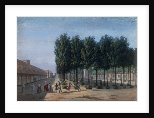 The Bicetre Asylum in Paris by French School