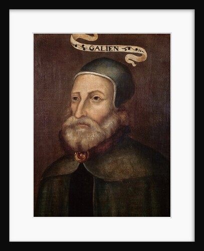 portrait of Claudius Galenus by French School