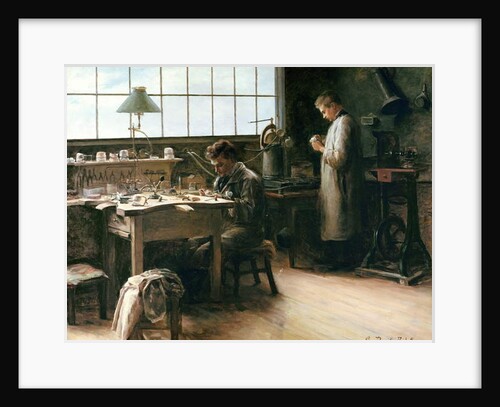 The False Teeth Workshop, c.1880 by C. Durif-Bedel