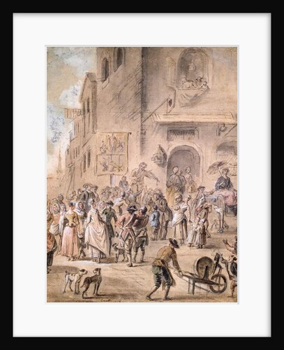 The Charlatan, 1774 by French School