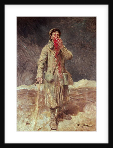 An Injured Soldier, 1916 by Georges Bertin Scott