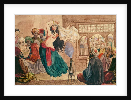 A Turkish Cafe, mid 19th century by French School