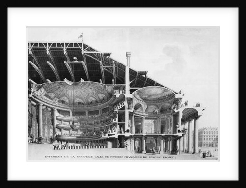 The Theatre de l'Odeon, 1776 by Charles de Wailly
