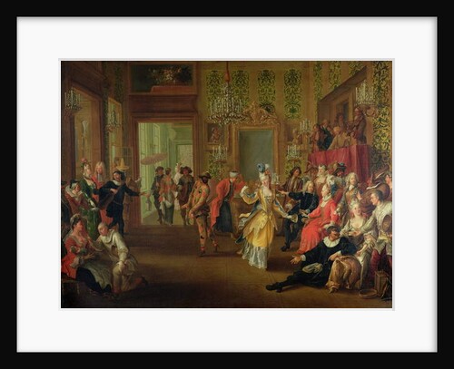 A Bal Pare during the Carnival, c.1710 by French School