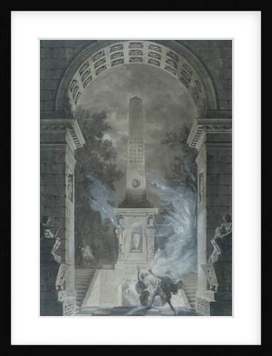 Scene from the tragedy of 'Semiramis' by Voltaire by Louis Jean Desprez