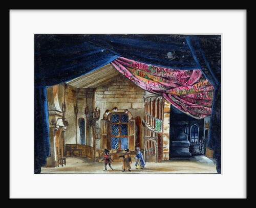 Stage design for Act II of 'La Juive', first performed at the Paris Opera on 23rd February 1835 by French School
