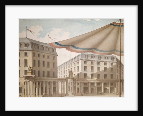 Design for decorating the Place de l'Odeon for a revolutionary fete, 1790 by Charles de Wailly
