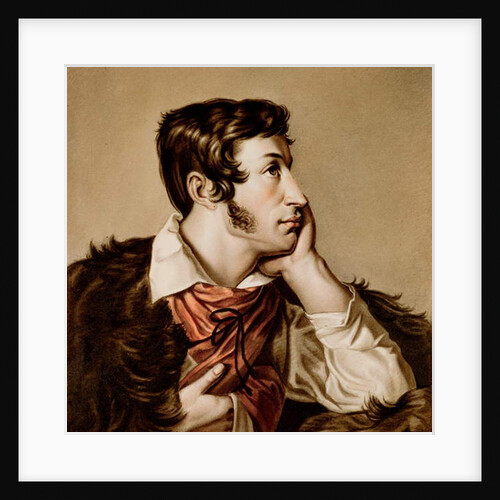 Portrait of Adam Bernard Mickiewicz by Walenty Wankowicz