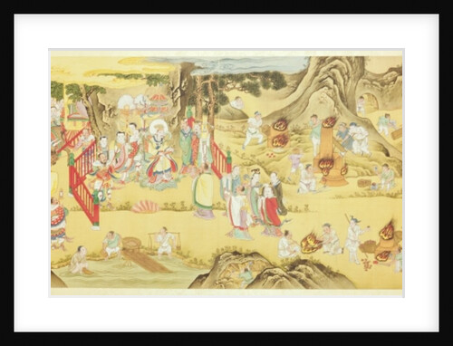 Extractive metallurgy workers at work in the presence of the emperor by School Chinese