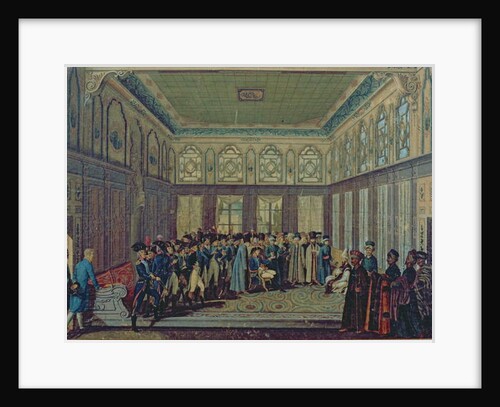 Reception of General Aubert-Dubayet by the Grand Vizier of the Sultan in Constantinople, 1796-97 by Antoine-Laurent Castellan