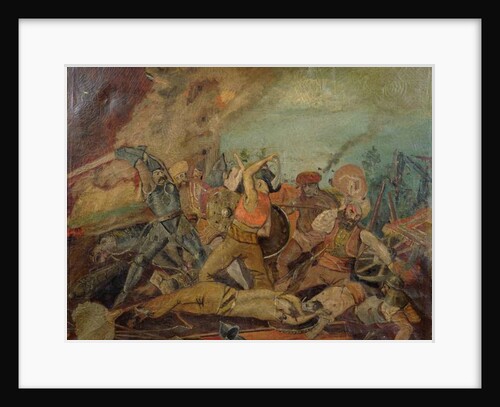 Ottoman and Hungarian Soldiers Fighting in the Seventeenth Century by School Hungarian