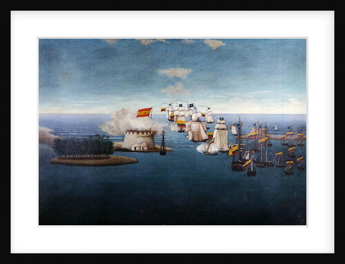 The Battle of Maracaibo on 24th July, 1823 by José María Espinosa Prieto
