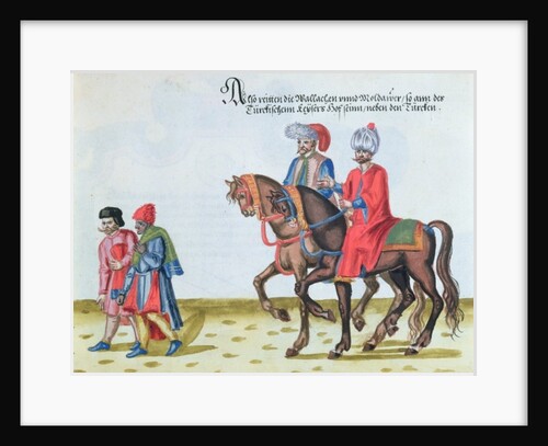 Wallachian and Moldavian noblemen, late sixteenth century by German School