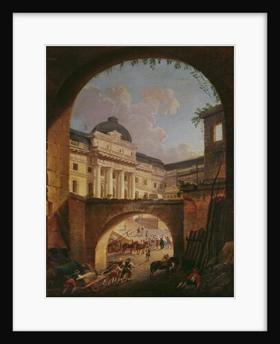 The Palais de Justice, Paris, by Pierre Antoine Demachy