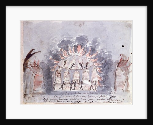 Ballet scene, depicting the Furies, late 17th century by French School