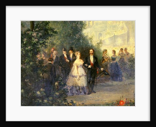 Evening Party at the Tuileries, 10th June 1867 by Pierre Tetar van Elven