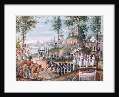 French provincial Festival of the Supreme Being, 1794 by French School