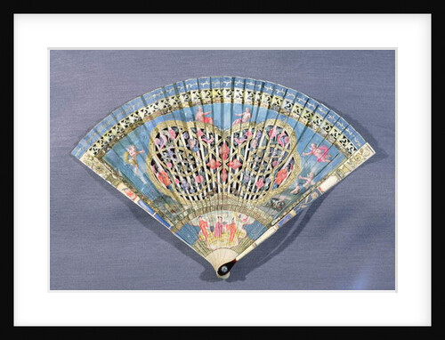Fan with Cupids, 17th century by French School