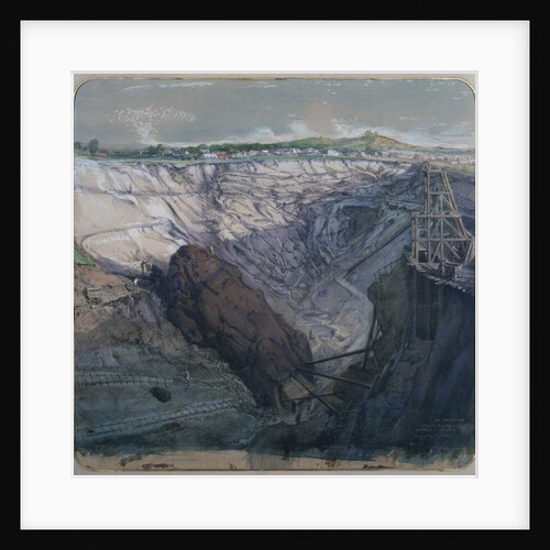 La Calamine, La Vieille Montagne, Opencast mining, Massif de Dolomie, 1857 by Ignace Francois Bonhomme