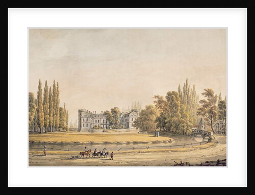Entrance to the park and chateau at Ermenonville, early 19th century by French School
