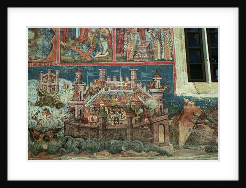 Siege of Constantinople by Sultan Mehmet II in 1453 by Romanian School