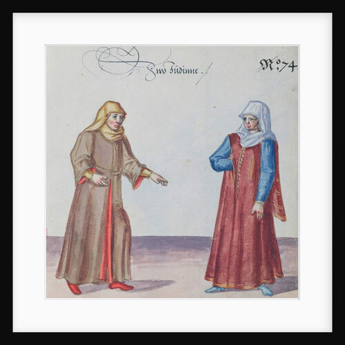Two Jewish women, c.1600 by German School