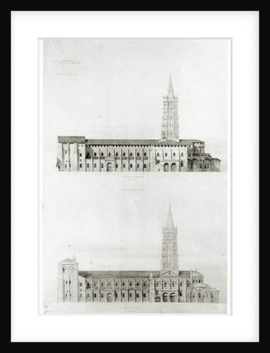 Basilica of St. Sernin, Toulouse by Eugene Emmanuel Viollet-le-Duc