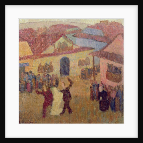 Jewish Wedding in Town by Tadeusz Makowski