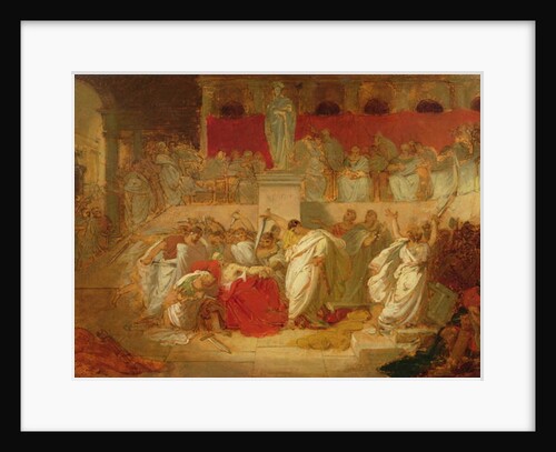 The Death of Caesar by Vincenzo Camuccini