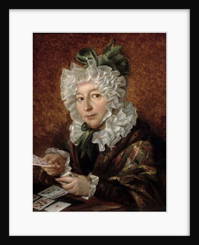 Portrait of a Woman Playing Patience, 1829 by Walenty Wankowicz