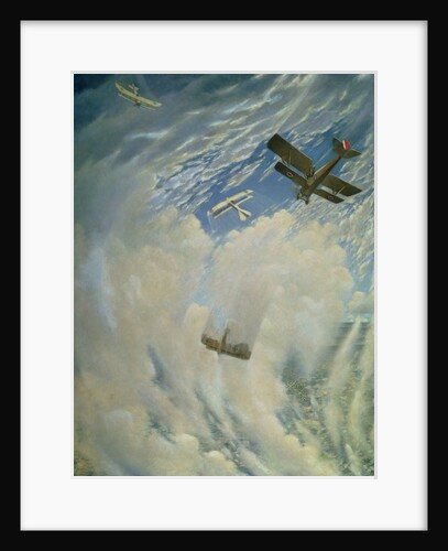 War in the Air, 1918 by Christopher Richard Wynne Nevinson