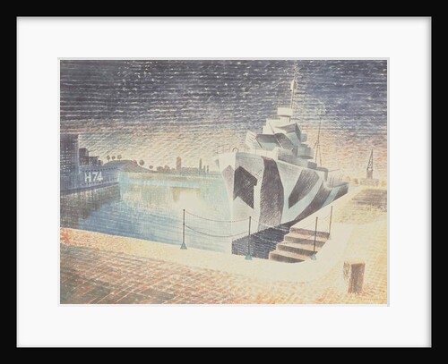 Destroyers at Night, c.1942 by Eric Ravilious