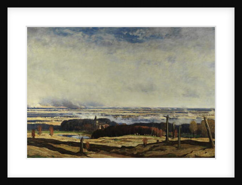 Flanders from Kemmel, 1919-20 by David Young Cameron