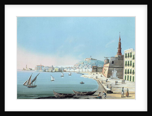 View of Naples from the Carmine, c.1845 by Italian School