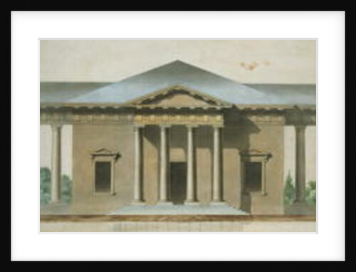 Design for a Tuscan Doric Garden Pavilion, c.1830 by English School