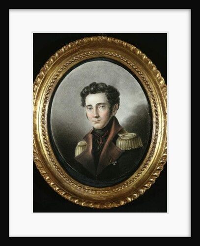 Portrait of a Russian Officer, 1818 by School Russian