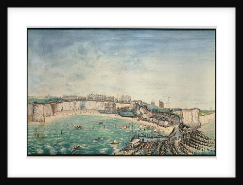 View of the Beach and Harbour at Broadstairs, Kent, c.1830 by English School