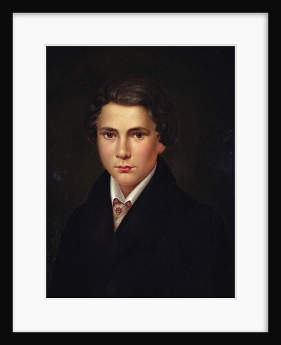 Portrait of a Young Man with a Ruby Stick-Pin, c.1835 by Austrian School
