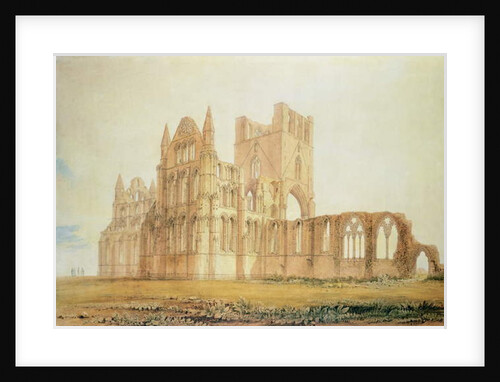 View of Whitby Abbey, c.1820 by John Buckler