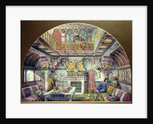 Design for the Decoration of the Summer Smoking Room at Cardiff Castle, 1870 by William Burges