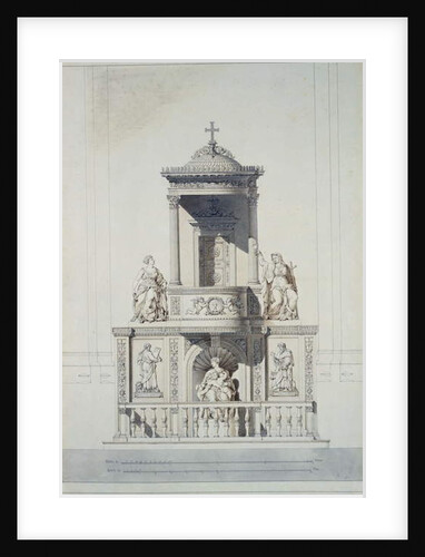 Design for a Pulpit, c.1825 by Jacques Ignace Hittorff