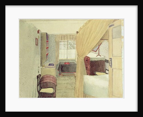 Bedroom Interior in Albany, New York, 1861 by American School