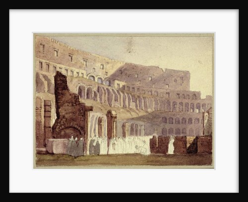 View of the Roman Colosseum, c.1800 by English School